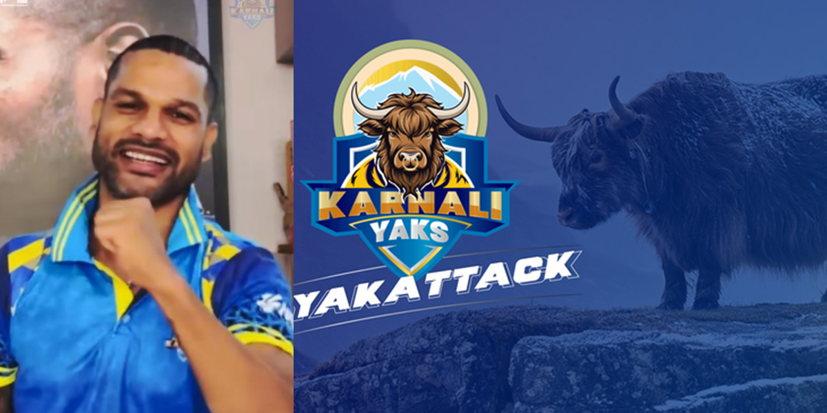 Shikhar Dhawan Signs a Historic Contract with Karnali Yaks of the Nepal Premier League