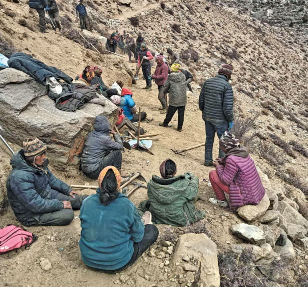Women's participation in improvement work has been expanding within the remote village of Limi